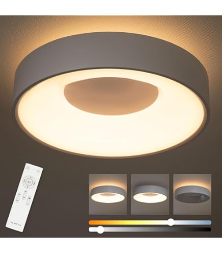 Amazon | LEDシーリングライト 調光・調色 リモコン付き 4~6畳 30W